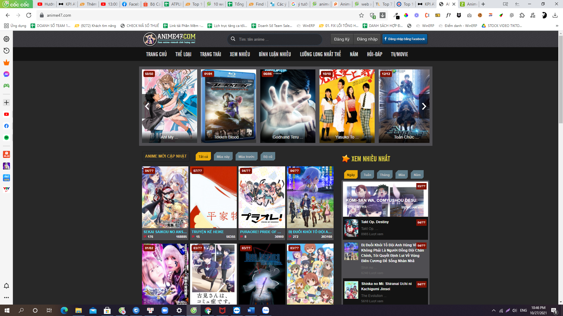 Tổng hợp 20+ website xem Anime vietsub online miễn phí