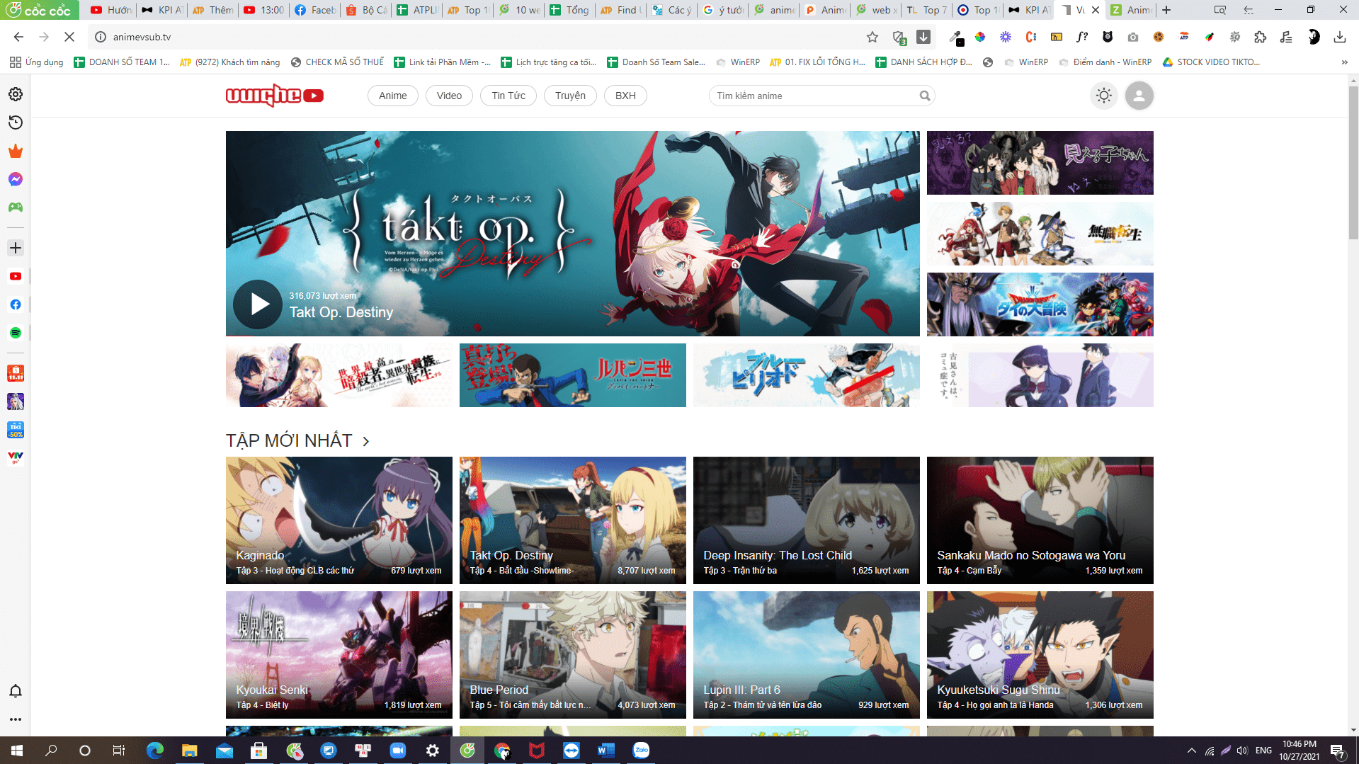 Tổng hợp 20+ website xem Anime vietsub online miễn phí